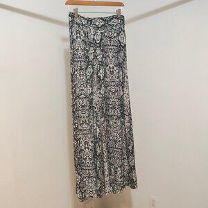Bar III Black White Blue Palazzo Pants S